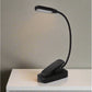 מנורת קליפס גמישה 3W שחור 3xAAA דגם OM-CLIPSLIGHT-B