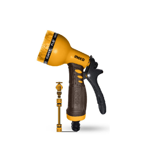 אקדח השקיה 9 מצבים ידית אחורית