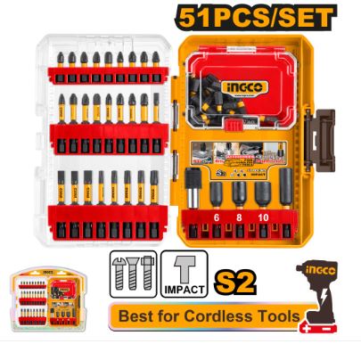 סט 51 ביטים למברגת אימפקט