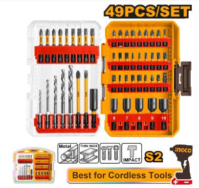 סט 49 ביטים למברגת אימפקט