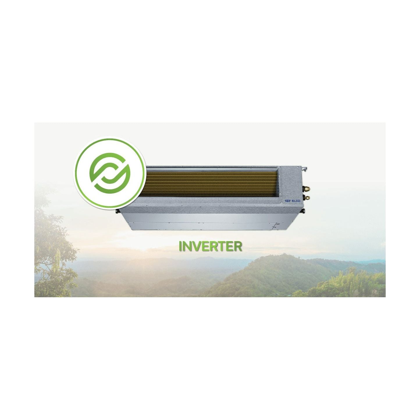 מזגן מיני מרכזי אלקו ELCO SLIM A SQ INVERTER 40T