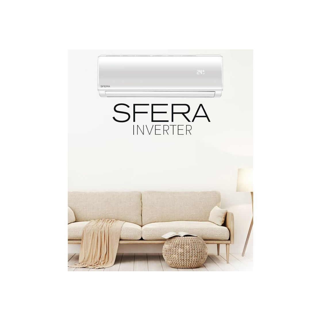 מזגן עילי תדיראן Tadiran Sfera Inverter 15 NG