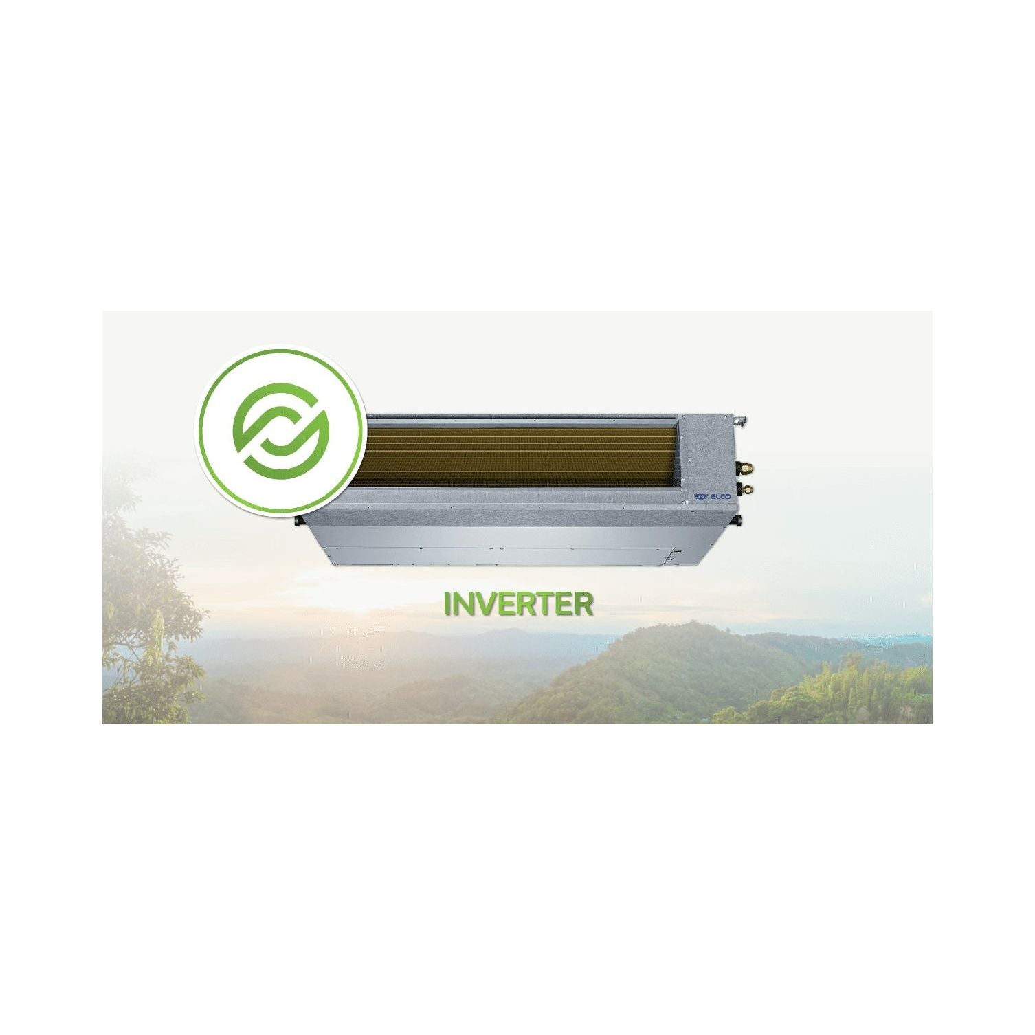 מזגן מיני מרכזי אלקו ELCO SLIM A SQ INVERTER 40