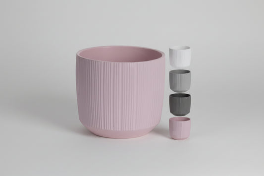 עציצי קרמיקה פסים