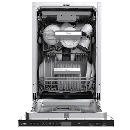 מדיח צר אינטגרלי 10 מערכות כלים WQP8-W7704M של מידאה