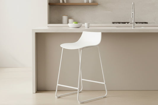 כסא בר נאפו לבן