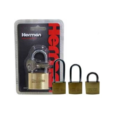 מנעול תליה 50ב HERMAN (בליסטר)