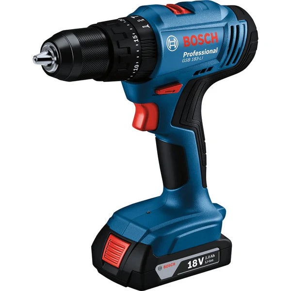 מברגה מקצועית רוטטת GSB 185 LI כולל סוללת 2AH במזוודה