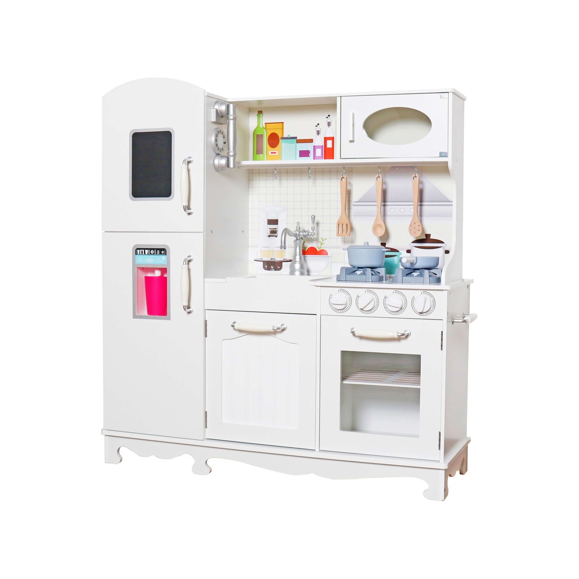 מטבח עץ ענק לילדים אלקטרוני דגם צליל