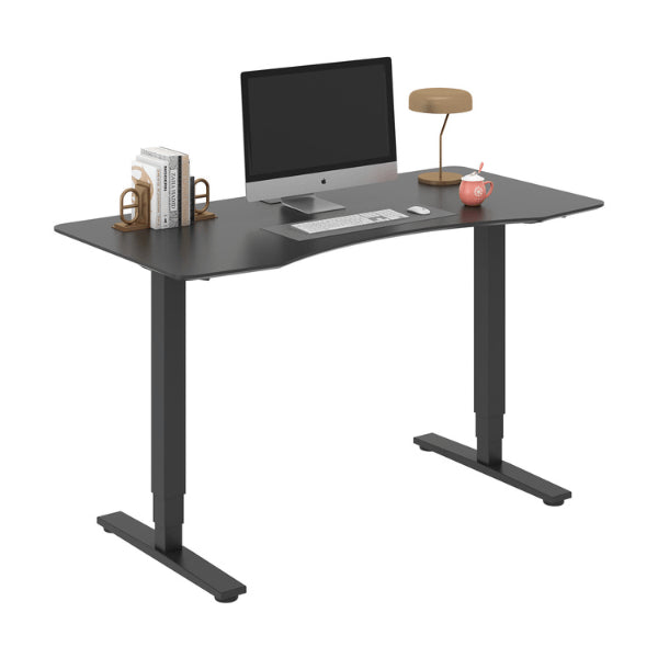 שולחן מתכוונן מיני פנאומטי דגם POCO שחור