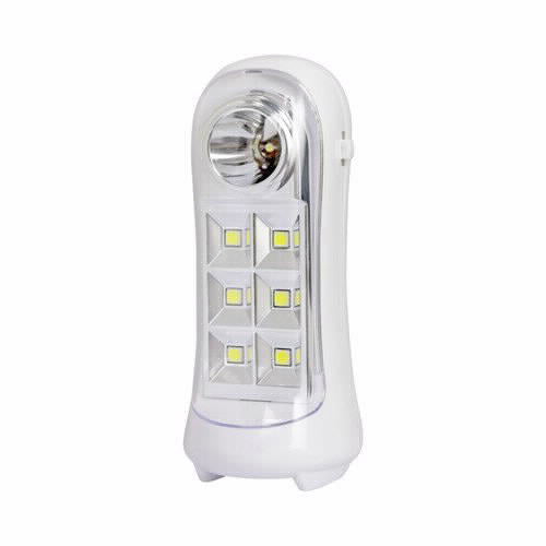 תאורה נטענת ניידת 6LED+פנס