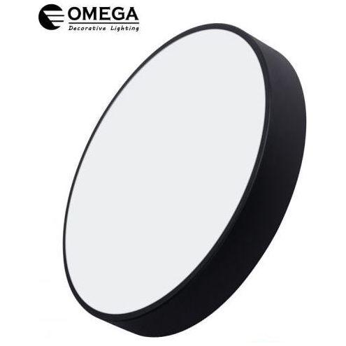 ג. תאורה צמוד תקרה VEGAS קוטר 80 סמ 100W שחור  CCT