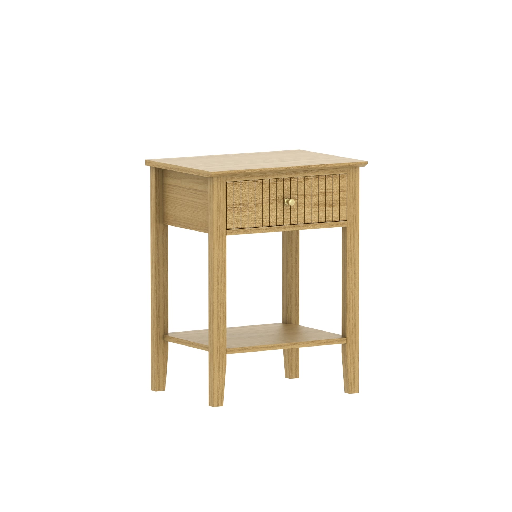 שידת לילה פרינס מגירה צבע אלון