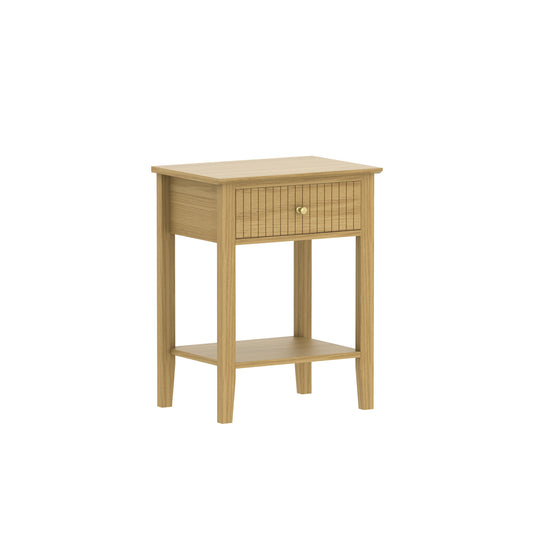 שידת לילה פרינס מגירה צבע אלון