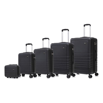 סט מזוודות קשיחות 5 חלקים  Horizon שחור