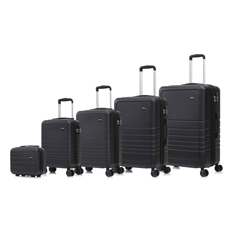 סט מזוודות קשיחות 5 חלקים  Horizon שחור