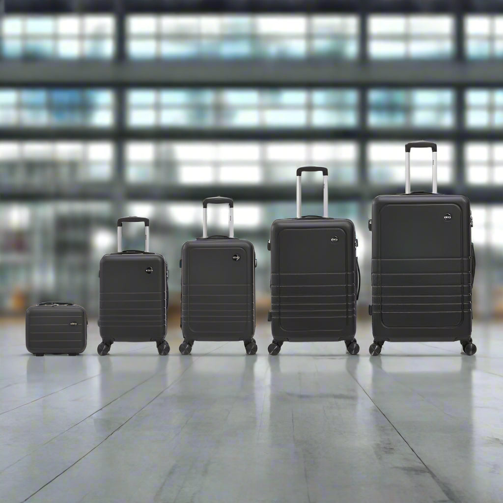 סט מזוודות קשיחות 5 חלקים  Horizon שחור