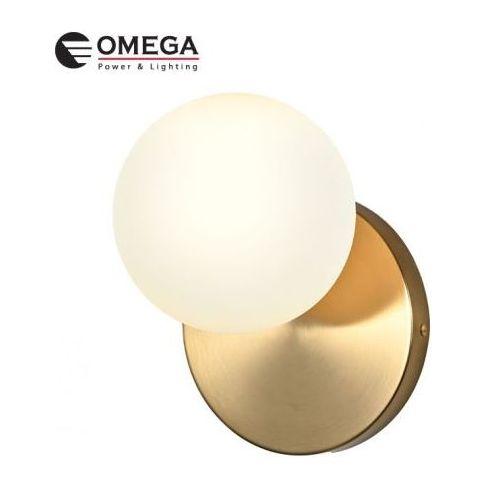 גוף תאורה צמוד קיר ATMOSFERA,  אור חם,10W, זהב פליז  IP20