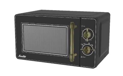 מיקרוגל מכני רטרו 20 ל MWR2084B שחור