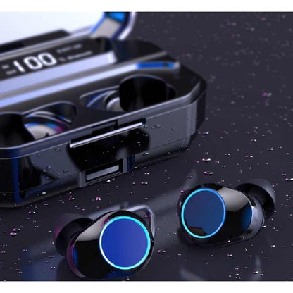 אוזניות כפתור Bluetooth TWS אלחוטיות עם סוללת גיבוי דגם HY679
