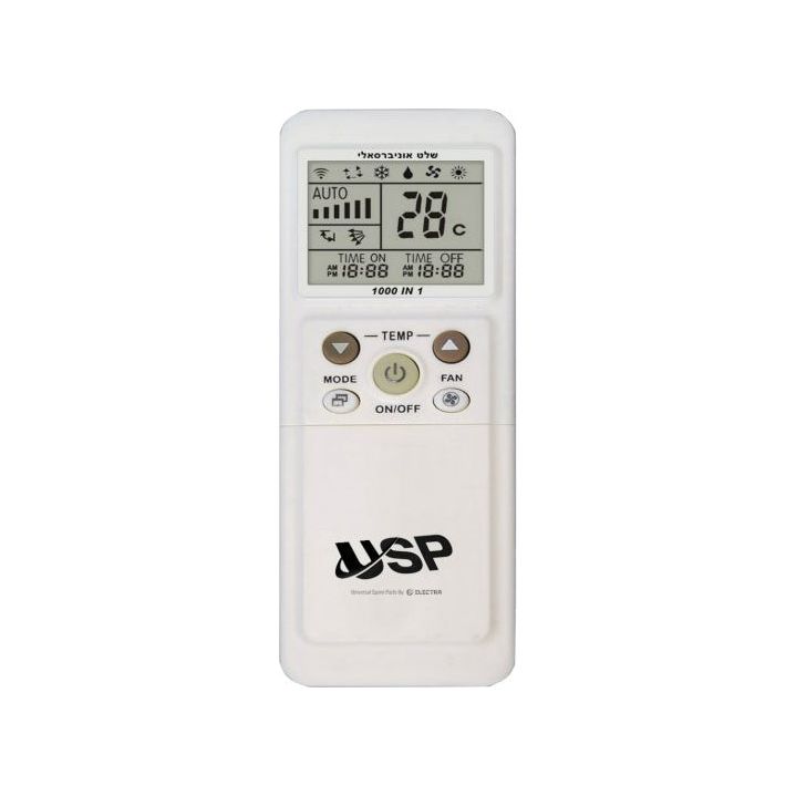 שלט אוניברסלי למגוון רחב של מזגנים USP 4004