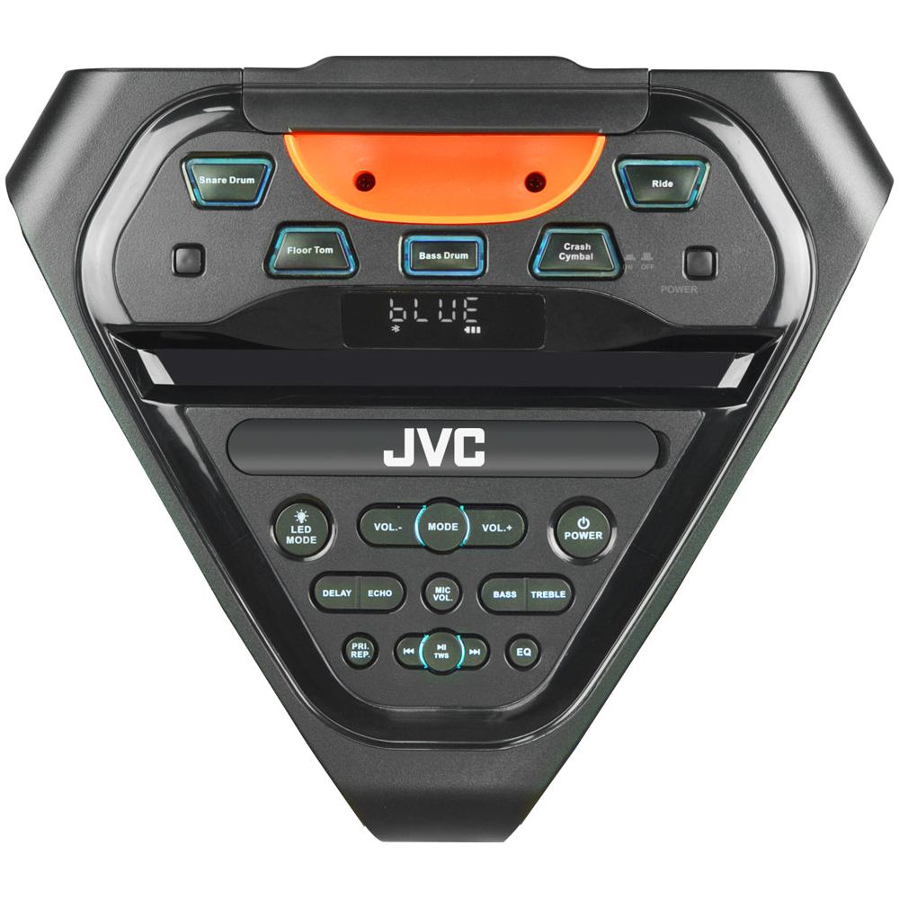 בידורית משולש ומיקרופון אלחוטי 4X"8 דגם XS-N5244PB של JVC