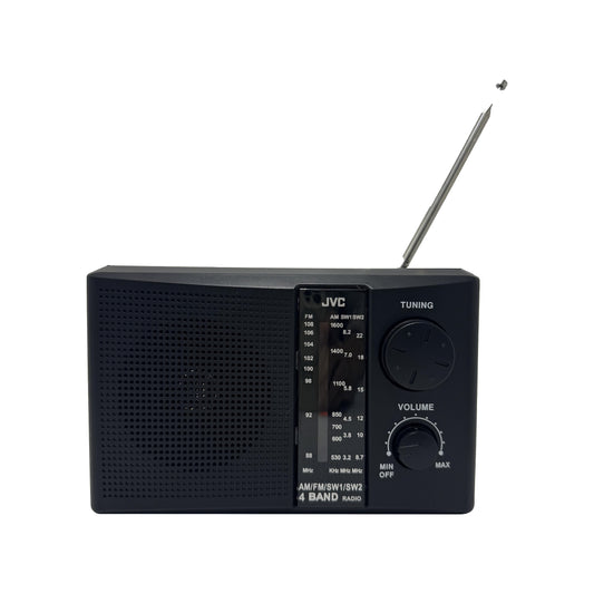 טרנזיסטור רדיו שחור דגם RA-N34B של JVC