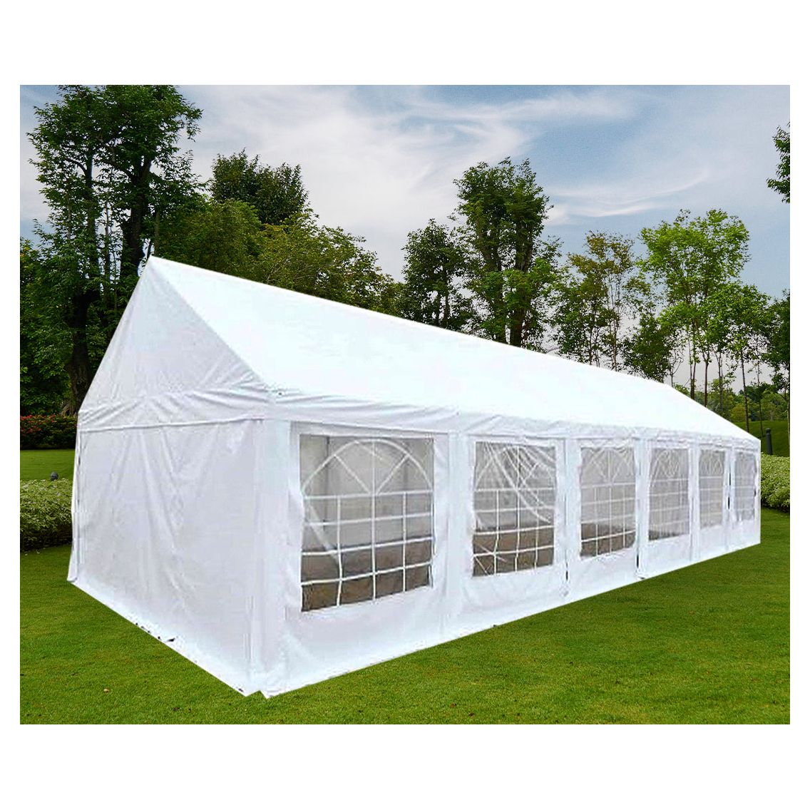 אוהל לאירועים 4X10 פרמיום PVC חזק במיוחד TENT-PRO