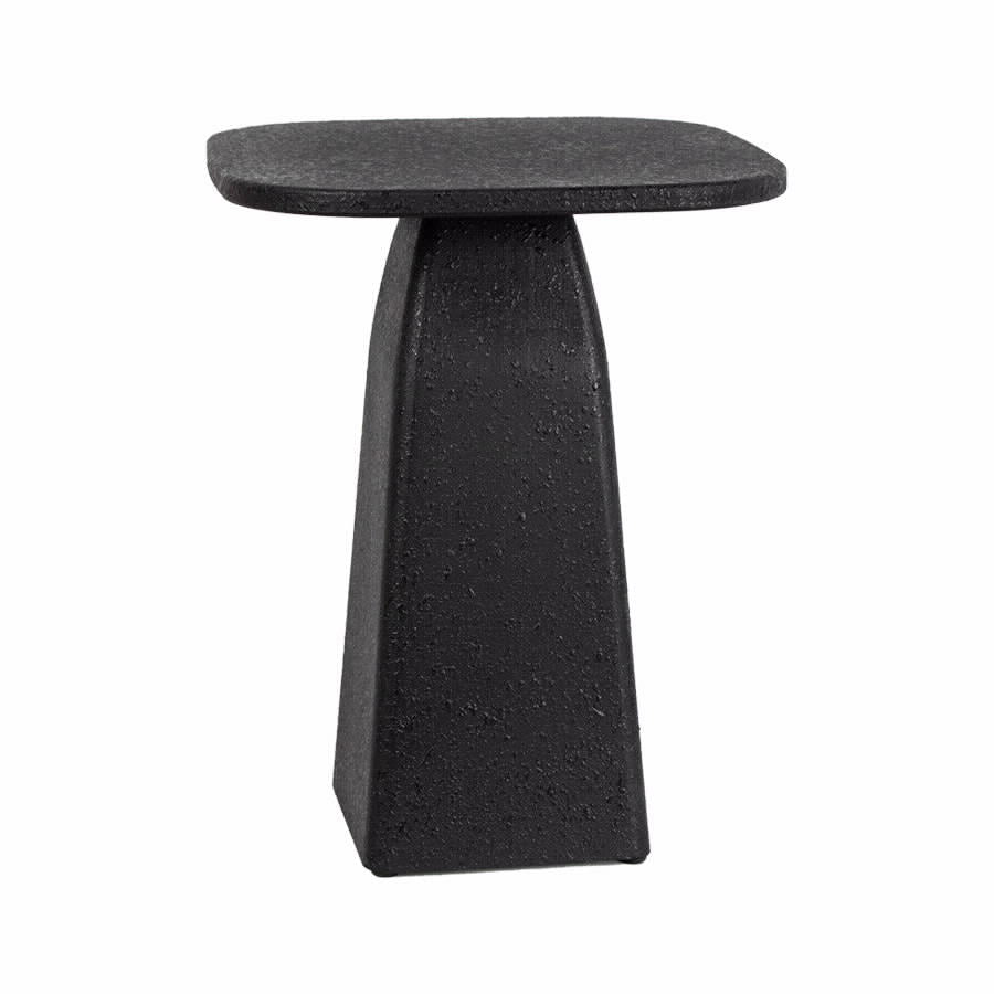 שולחן צד מרובע שחור