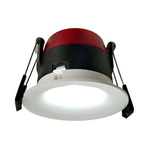 גוף תאורה שקוע תקרה לבן FUJI 8W DIM 75mm IP65 4CCT