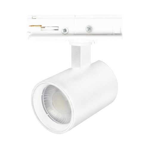 גוף תאורה ספוט לפס צבירה חד פאזי - לבן  MIKA 8W 3CCT