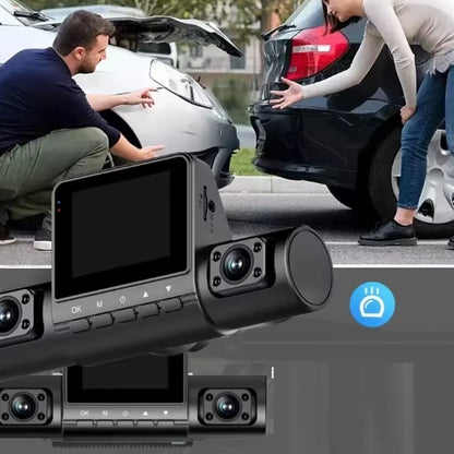 מצלמת דרך EYE PRO לרכב 360 עם 4 עדשות לכיסוי מלא כולל צילום בחניה והקלטה בתנועה