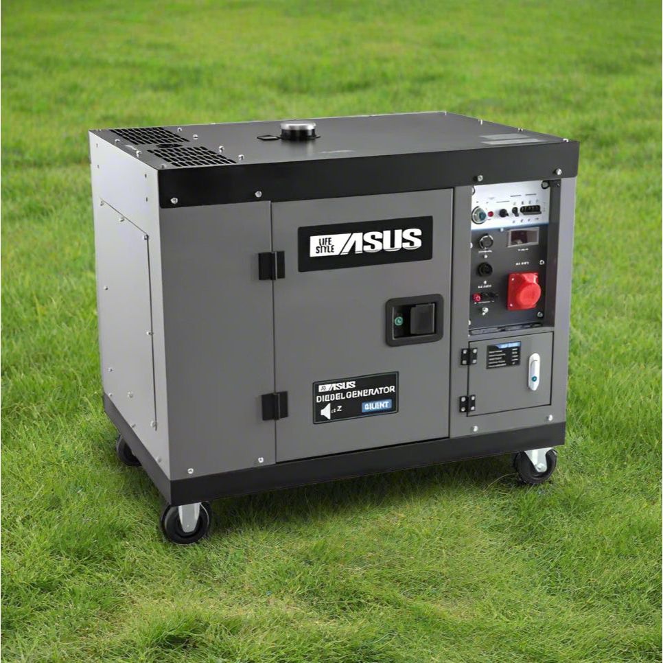 גנרטור דיזל מושתק 7000W חד פאזי  בהפעלת ATS אוטומטי