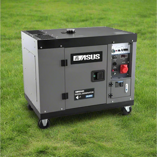 גנרטור דיזל מושתק 7000W חד פאזי  בהפעלת ATS אוטומטי
