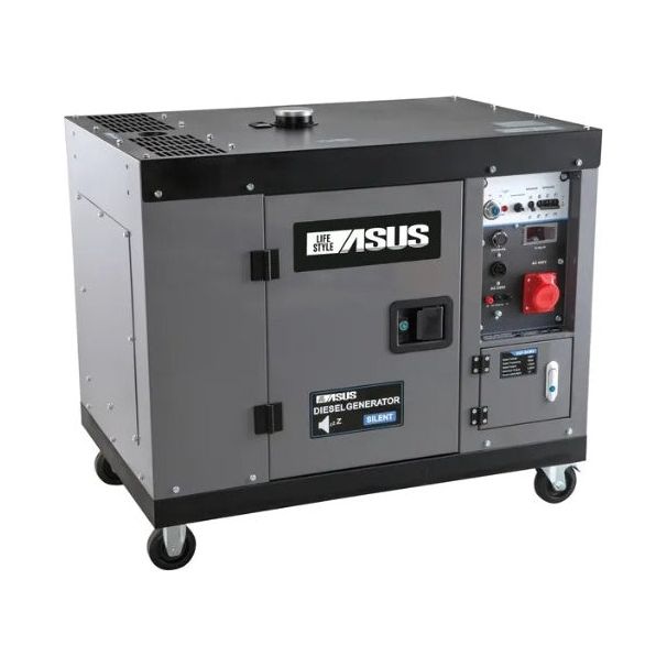 גנרטור דיזל מושתק 7000W חד פאזי  בהפעלת ATS אוטומטי