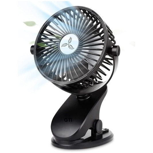 מאוורר נייד נטען ועוצמתי Air typoon clips