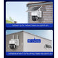 מצלמת אבטחה אלחוטית סולארית WIFI IP 1080 360 דגם VisionTek IRSL3