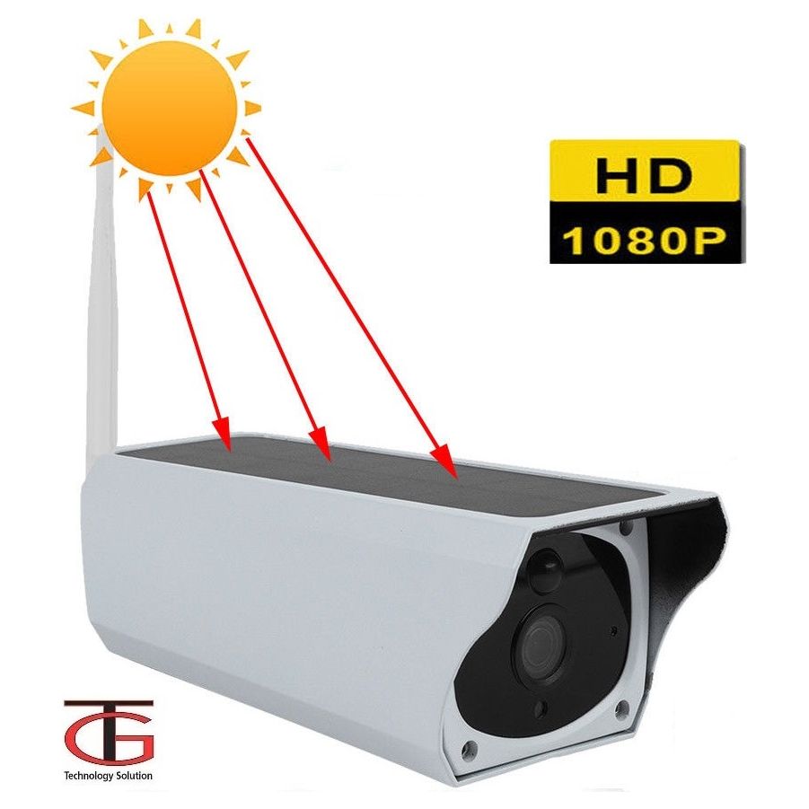 מצלמת אבטחה על אנרגיה סולארית מבית VisionTech