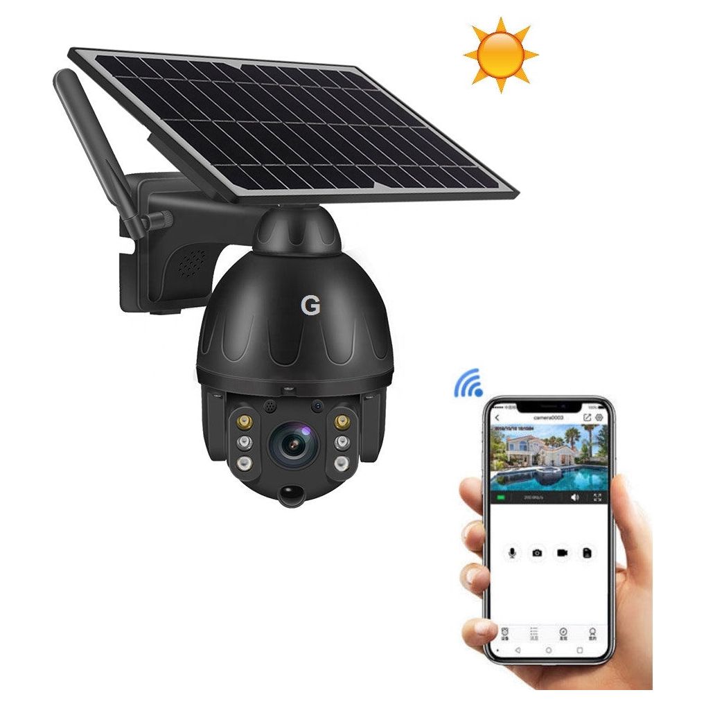 מצלמת אבטחה אלחוטית סולארית 360 דגם A מבית VisionTek