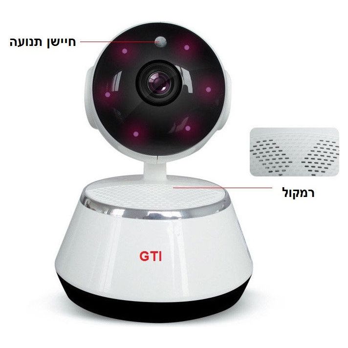 מצלמת אבטחה IP ממונעת 360 FULL HD דגם SPX22