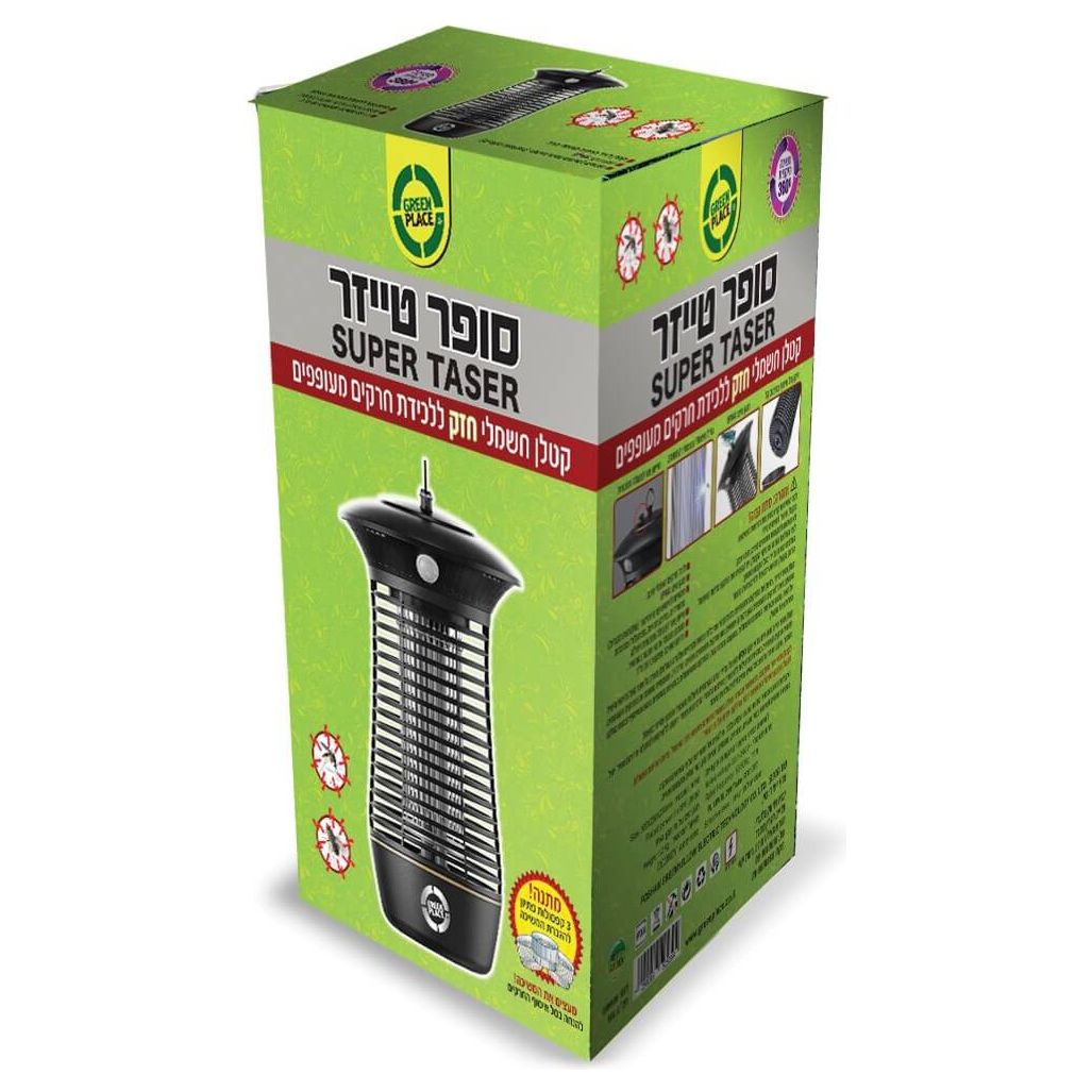 קטלן חרקים הוריקן סופר טייזר 360 מוגן מים