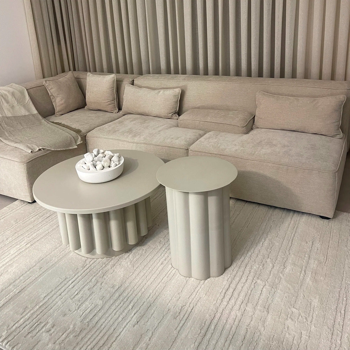 שטיח אטלנטיס 22 קרם מידה 80*150 - XS