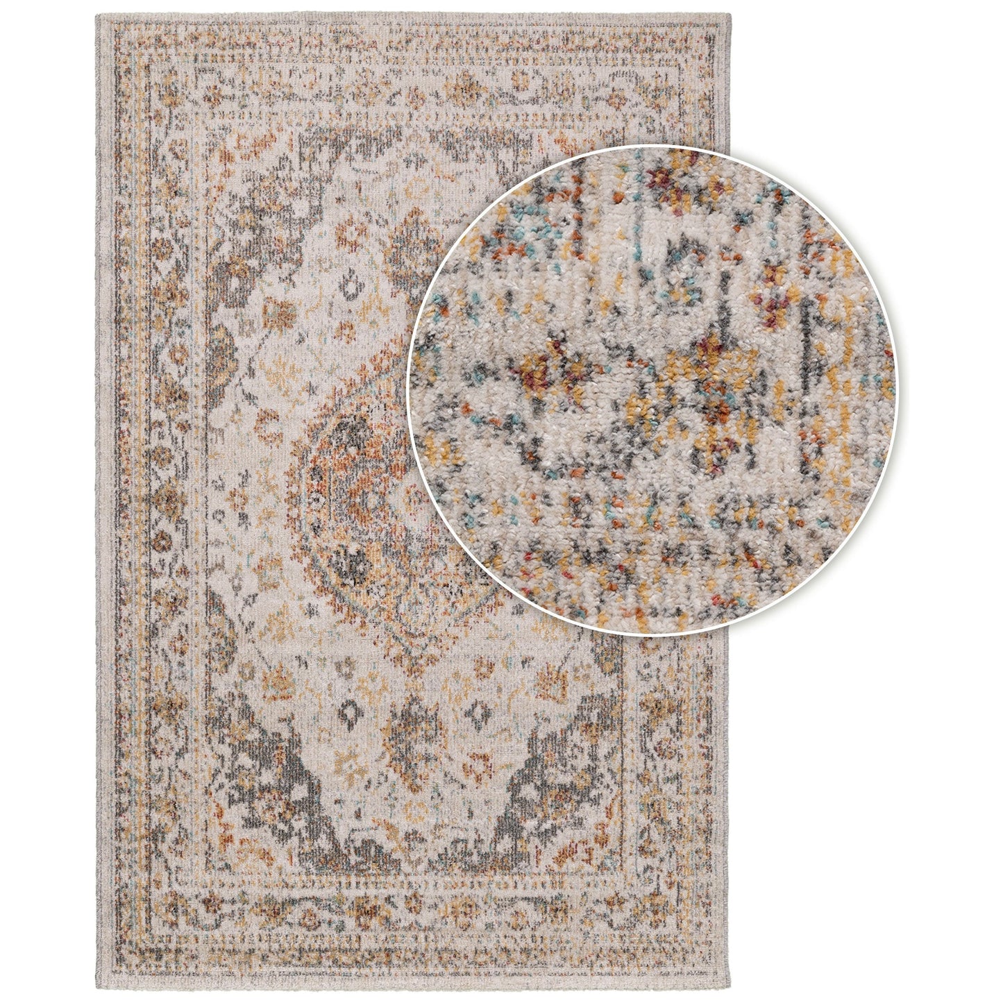 שטיח סטרי 01 קרם מידה 240*340 - XXL