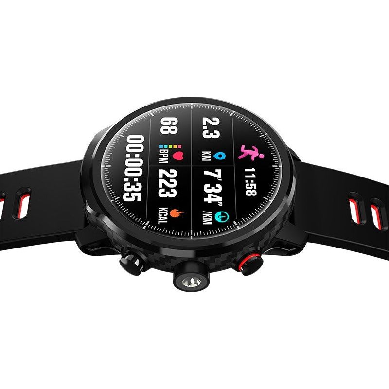 שעון ספורט חכם בצבע שחור דגם GTRS19