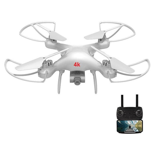 רחפן אלחוטי 4K עם 2 מצלמות ותיק מהודר דגם UDR22 צבע לבן
