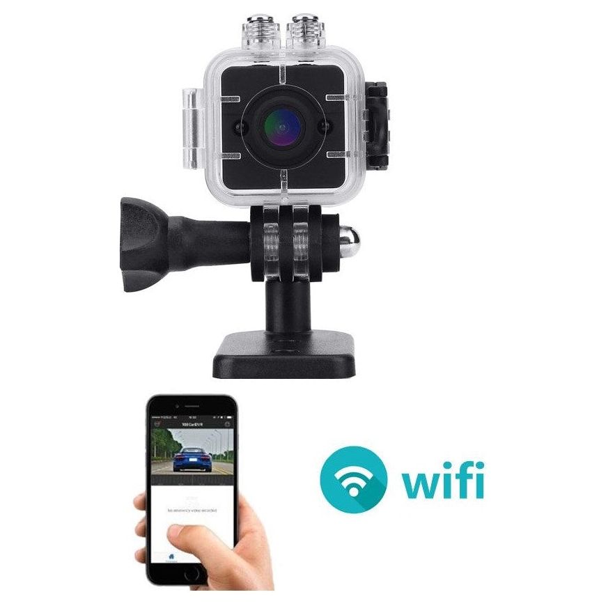 מצלמת אקסטרים 1080P אלחוטית זעירה לפעילויות ספורט ופנאי VisionTek But91