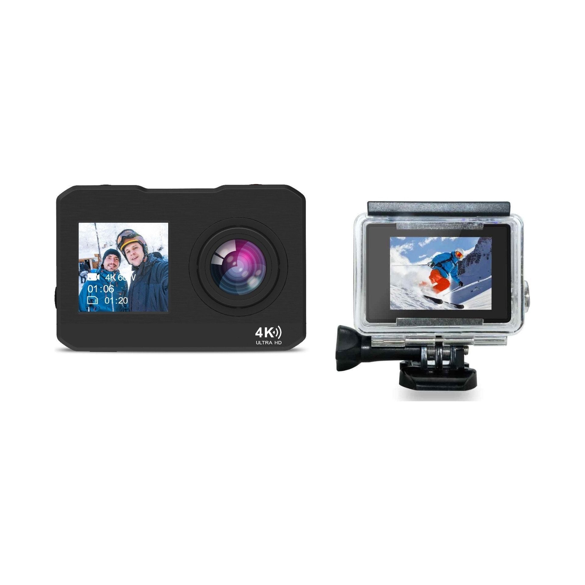 מצלמת וידיאו אקסטרים 4k עם צג כפול VisionTek VS514
