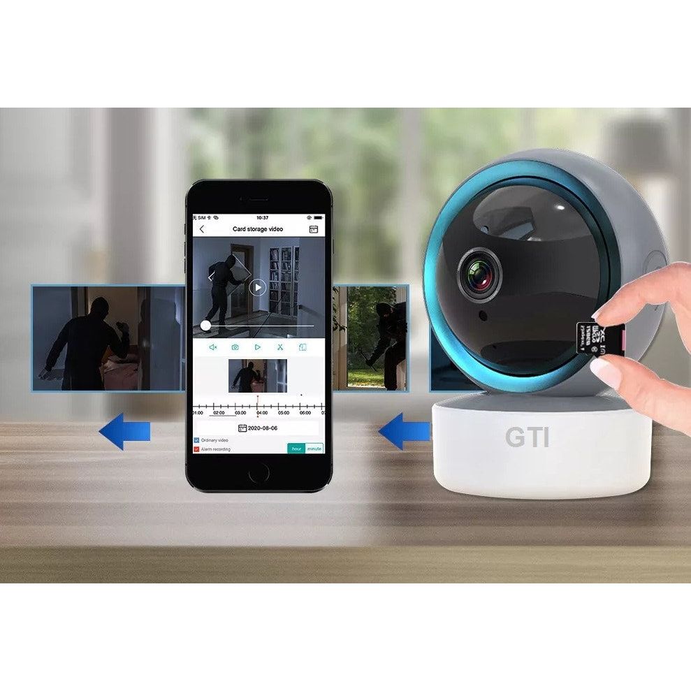 מצלמת IP ממונעת חכמה 360 עם מעקב אוטומטי דגם GTE2