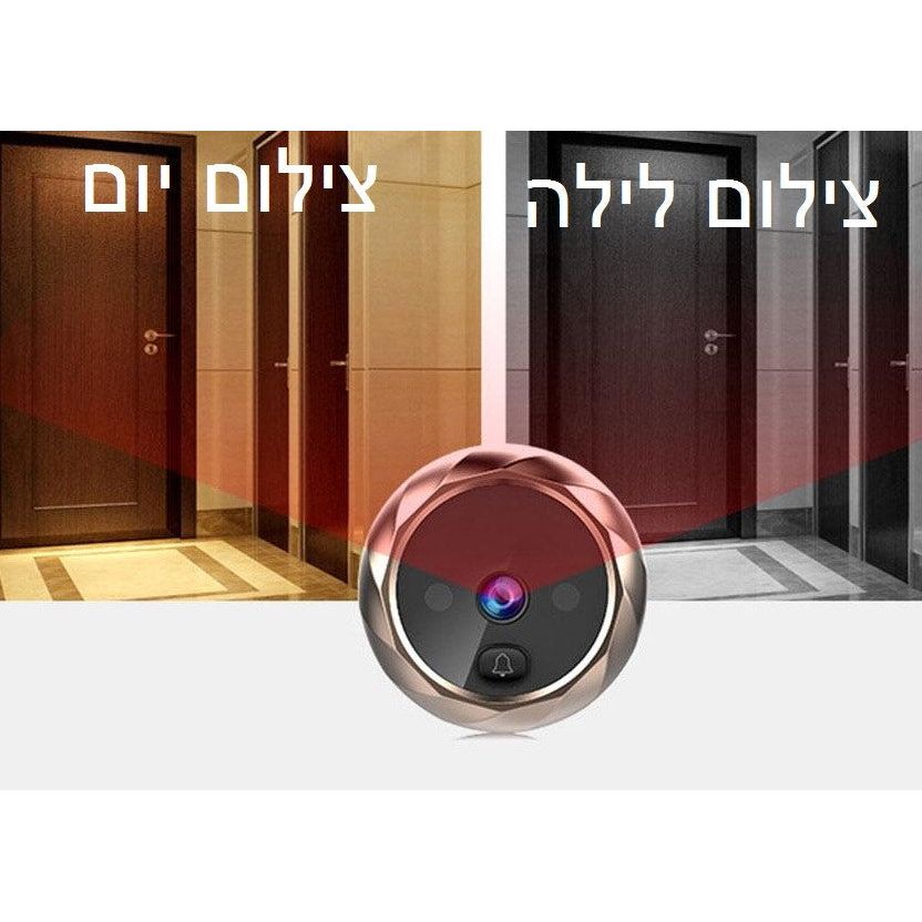 עינית לדלת דיגיטלית ומקליטה HD דגם DRT22