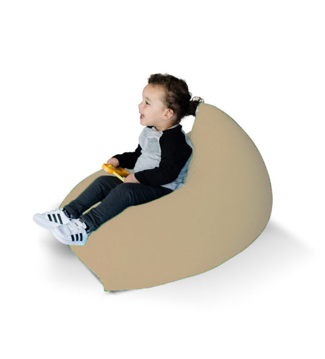 פוף שפיץ לילדים (70X80 ס”מ) גוון שמנת